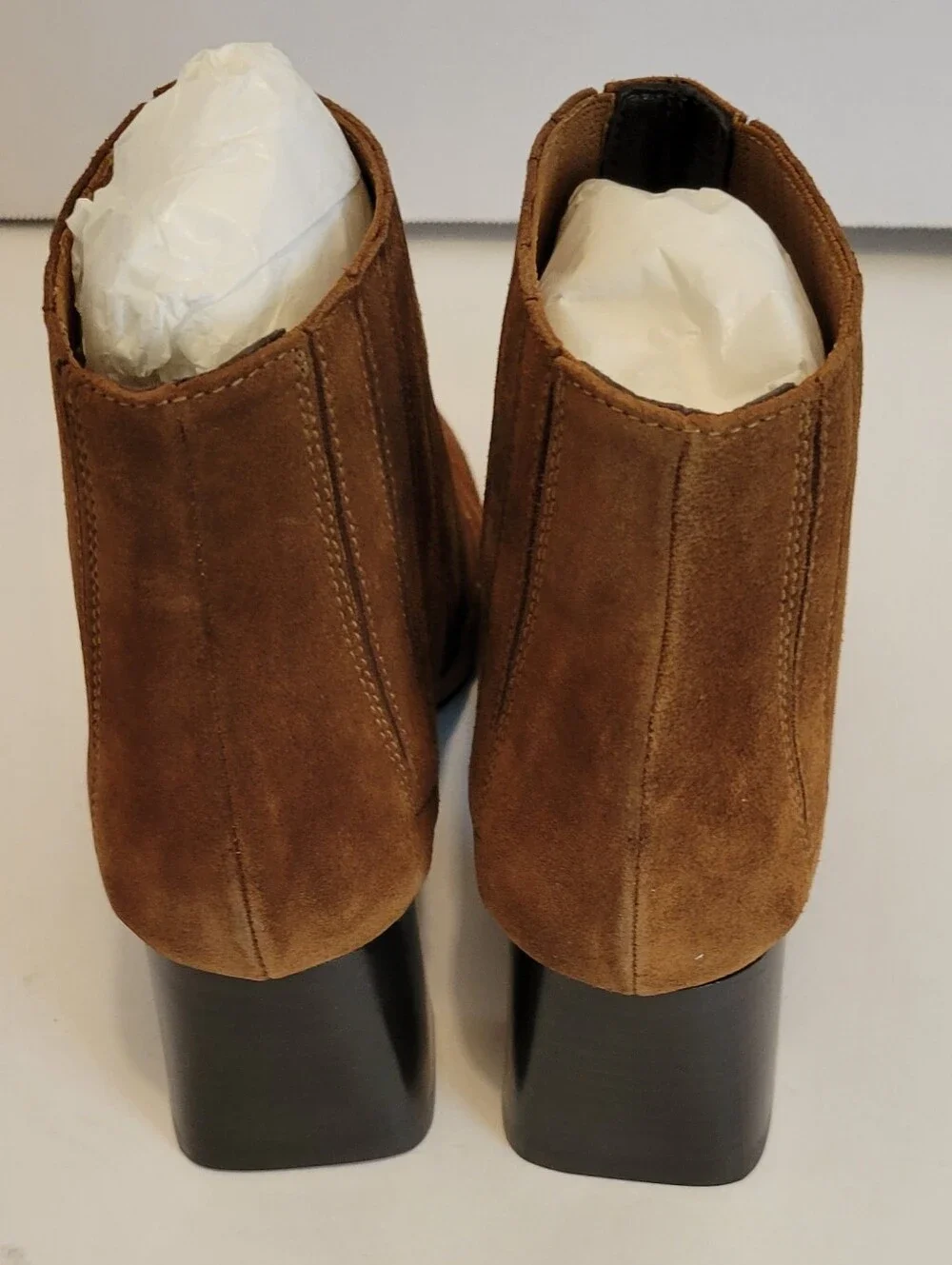 NIB Italeau Jane Waterproof Brown Suede Leather Ankle Booties EU 36 US 5.5-6 Han